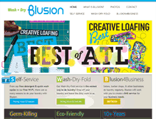 Tablet Screenshot of blusionwash.com